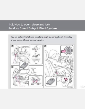toyota mark x zio 2010-2011 owners manual